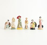 A collection of Kevin Francis / Peggy Davies Guild Issue small figures, these were given away by the