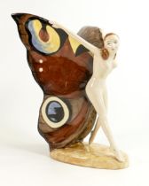 Carlton ware Garden Butterfly Girl figurine.