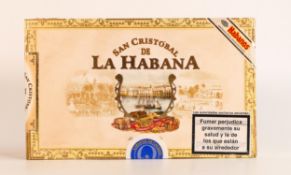 Sealed box of 25 San Cristobal La Habana hand made Cigars dated June 2005 (25)