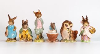 Beswick Beatrix Potter figures to include - Samuel Whiskers, Foxy Whiskered Gentleman, Anna Maria,