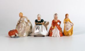 Wade Cinderella figures including Fairy Godmother (issue 1 sample), Clorinda (sample), Thisbe &