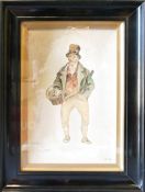 Charles John Noke (1858 -1941), watercolour painting of "Paddy for the fair", depicting an