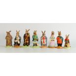 Royal Doulton Bunnykins Gold Edition figures from The Robin Hood Collection comprising - Prince John