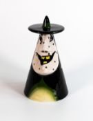 Lorna Bailey prototype Molly the Witch sugar shaker. Released September 2005