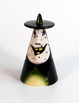 Lorna Bailey prototype Molly the Witch sugar shaker. Released September 2005