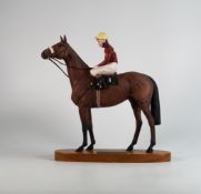 Beswick Connoisseur model of Red Rum Brian Fletcher up