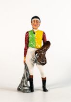 Royal Doulton prototype character figure of Champion Jockey Lester Piggott, h.22cm.