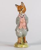 Rare Beswick Beatrix Potter figure of Foxy Whiskered Gentleman but has been marked as Flopsy Mopsy &