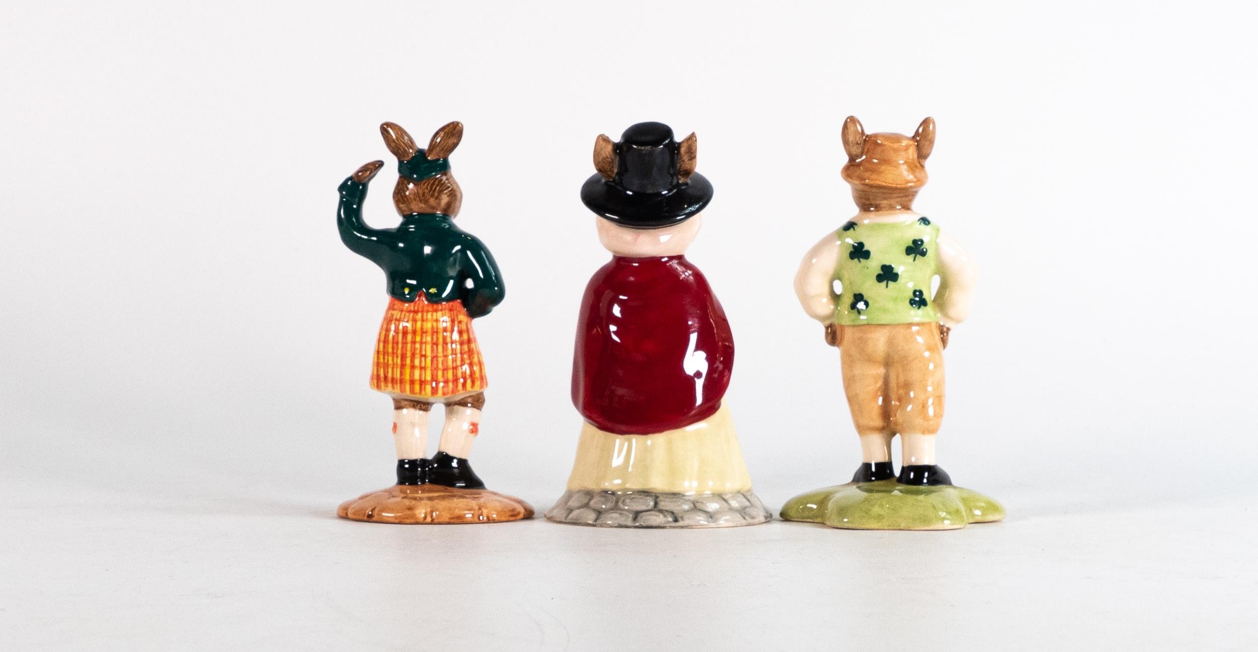 Royal Doulton Bunnkyins figures to include - Irishman DB178, Scotsman DB180 and Welsh Lady DB172, - Bild 3 aus 4