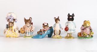 Beswick Beatrix Potter figures to include - Mr Jeremy Fisher (spotted legs), Johnny Town Mouse,