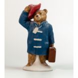 Wade unglazed Paddington Bear signed to base by Michael Bond. This was removed from the archives