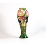 Moorcroft vase decorated in the Sweet Pea design by Sally Tuffin, made for the collectors club in