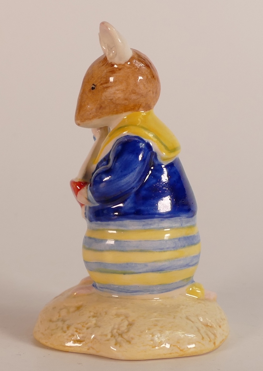 Prototype Royal Doulton Brambly Hedge figure of Pebble, in blue and yellow colourway, protype - Bild 5 aus 5