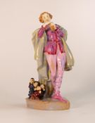 Royal Doulton early figure Modern Piper HN756, wrongly named Pied Piper, impressed date for 1924,