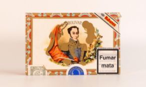 Sealed box of 25 Bolivar Habana Petit Corona hand made cigars dated March 2008 (25)