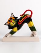 Lorna Bailey prototype Cat of Nine Tails - (went into production as a limited edition of 50 in