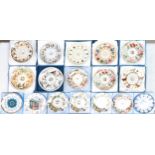 Wedgwood collection of glazed calendar plates & commemorative plates (17)