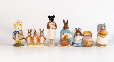 Beswick Beatrix Potter figures to include - Amiable Guinea Pig, Pickles, Cecily Parsley, Flopsy