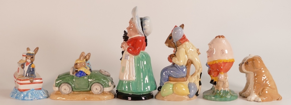 Royal Doulton limited edition Bunnykins figures of Ship Ahoy and Day Trip, together with two Royal - Bild 5 aus 5