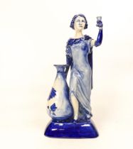 Kevin Francis / Peggy Davies Blue Fusion figure Charlotte Rhead