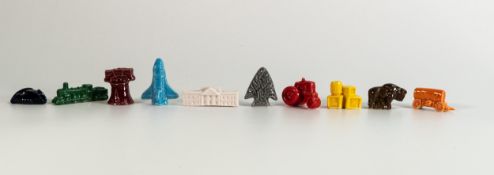 Wade New American History range miniature figures, all marked No.1 to base, (10 only). These were