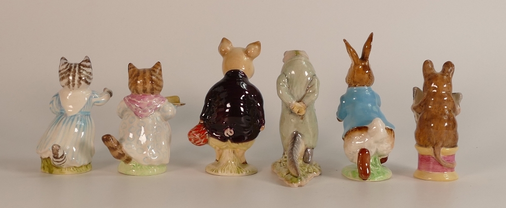 Beswick Beatrix Potter figures to include - Ribby, Peter Rabbit, Pigling Bland, Sir Isaac Newton, - Bild 3 aus 3
