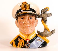 Royal Doulton large character jug Earl Mountbatten of Burma D6944