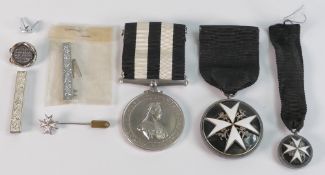 A collection of medals relating to St Johns Ambulance including Long Service Order of St John
