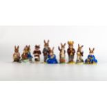 Royal Doulton Bunnkyins figures to include - Daisie DB7, Tellyho DB12, Buntie DB2, Little Jack