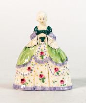Royal Doulton early miniature figure Crinoline Lady HN650, impressed date for 1925, h.8cm.