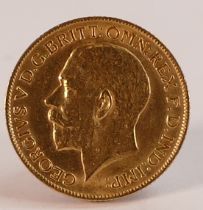 FULL sovereign gold coin 1911