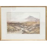 D W Haddon (1859 -1914) watercolour Highland Landscape, frame size 42cm x 53cm