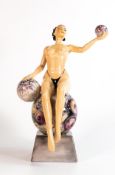 Peggy Davies Isadora figurine. Artist original colourway 1/1 by Victoria Bourne