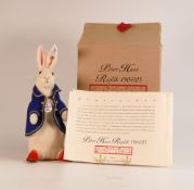 Boxed Steiff Peter Hase replica Beatrix Potter Peter Rabbit. Limited edition boxed with certificate.