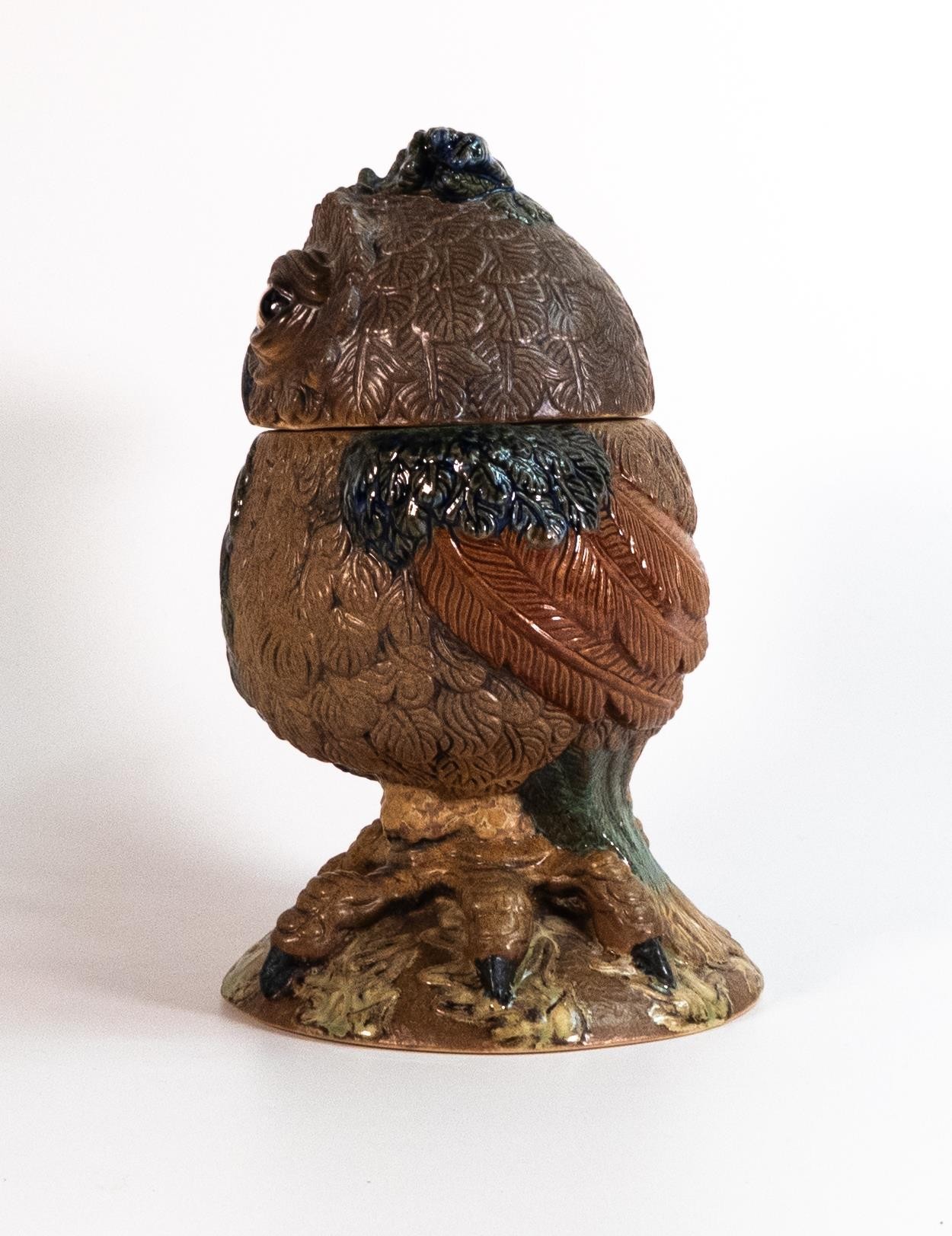 Burslem pottery Octavia the Owl Grotesque bird (chambermaid to the Duke & Duchess). Signed by Andrew - Bild 2 aus 5
