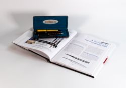 2 x Parker pens & pencil - Vacumatic fountain pen with 14ct gold nib & pencil, 12.7cm & 11.8cm,
