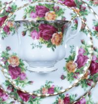 Royal Albert Old Country Roses pattern tea , coffee & dinner ware including coffee set, tea set,