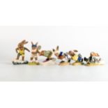 Royal Doulton Bunnykins figures to include -Downhill DB31, Ace DB42, Jogging DB22, Touchdown DB29,