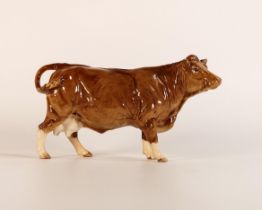 Beswick Limousin cow 3075B, BCC backstamp