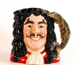 Royal Doulton large character jug Captain Hook D6947. Character jug of the year 1994