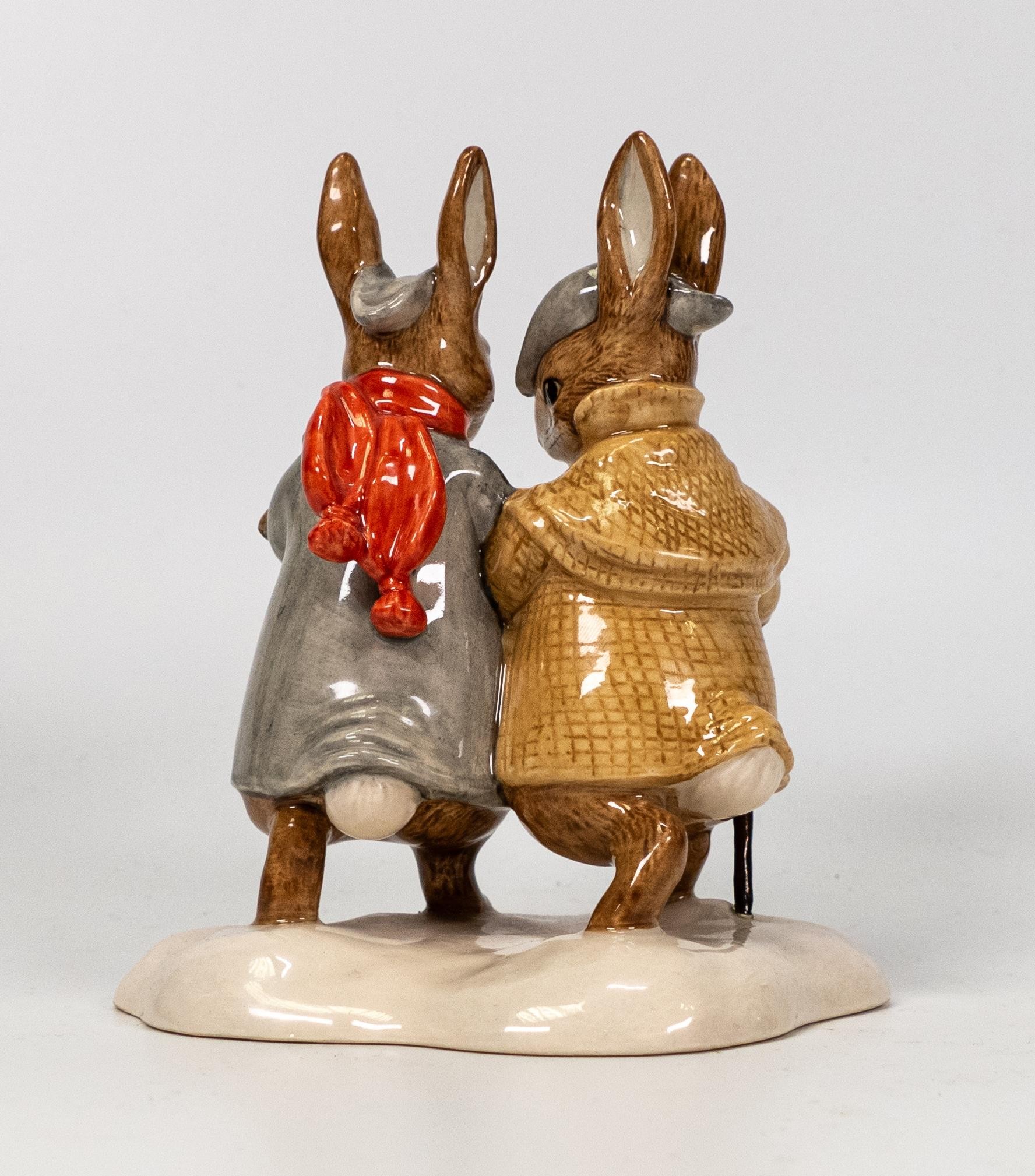 John Beswick Beatrix Potter figure Two Gentlemen Rabbits - Bild 3 aus 3