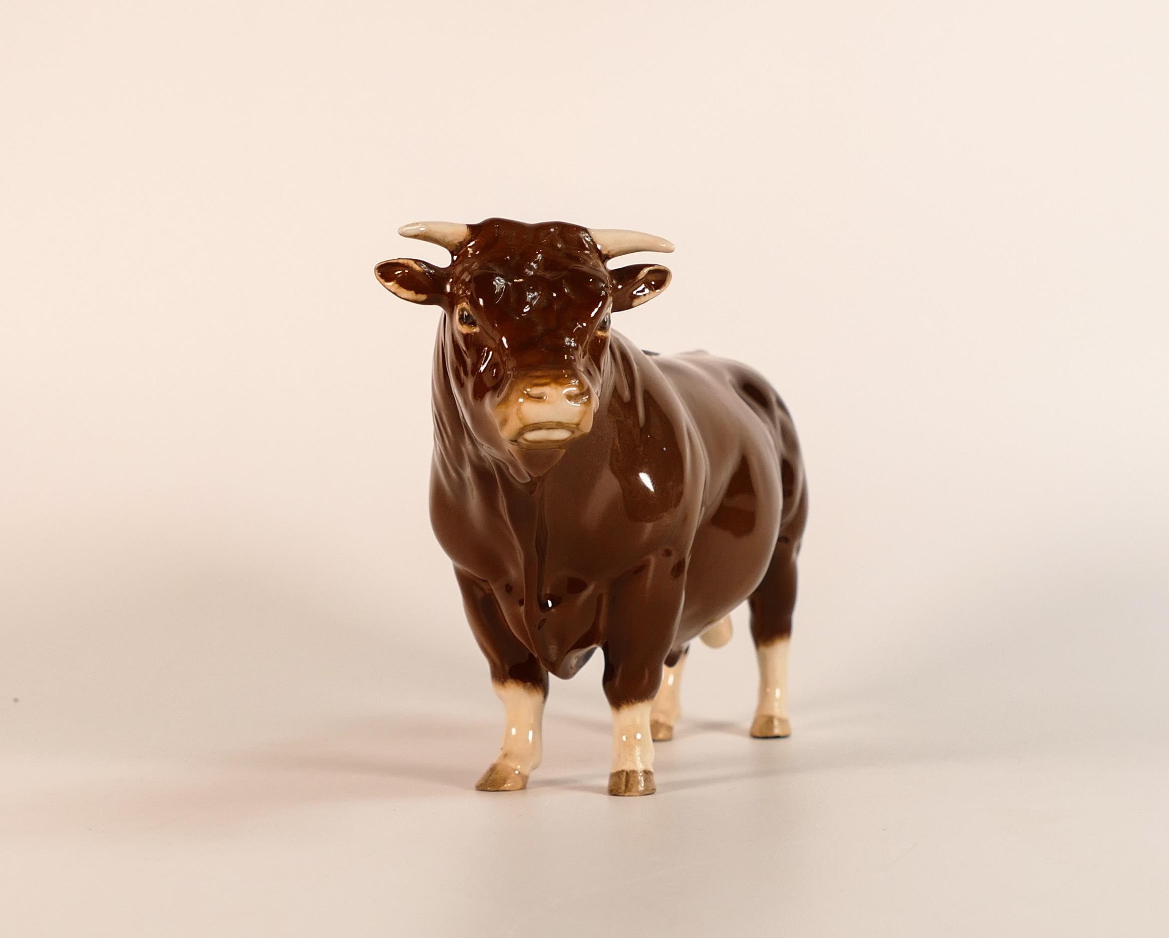 Beswick Limousin bull 2463B BCC 1998 piece - Image 2 of 4