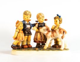 Goebel Hummel figure group Farm Days. Limited edition 2915/5000, height 18cm. Boxed with certificate