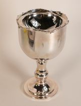 De Lamerie Fine silver plate incense burner goblet in presentation bag, specially made high end