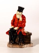 Royal Doulton early miniature figure The Chelsea Pensioner, impressed date for 1925, h.9cm.