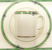 Wedgwood Jade pattern 17 piece coffee set, marked factory seconds 1 x cup a/f (17)