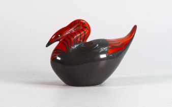 Beswick Colin Melbourne design Goose 1471 in grey & red, height 8cm