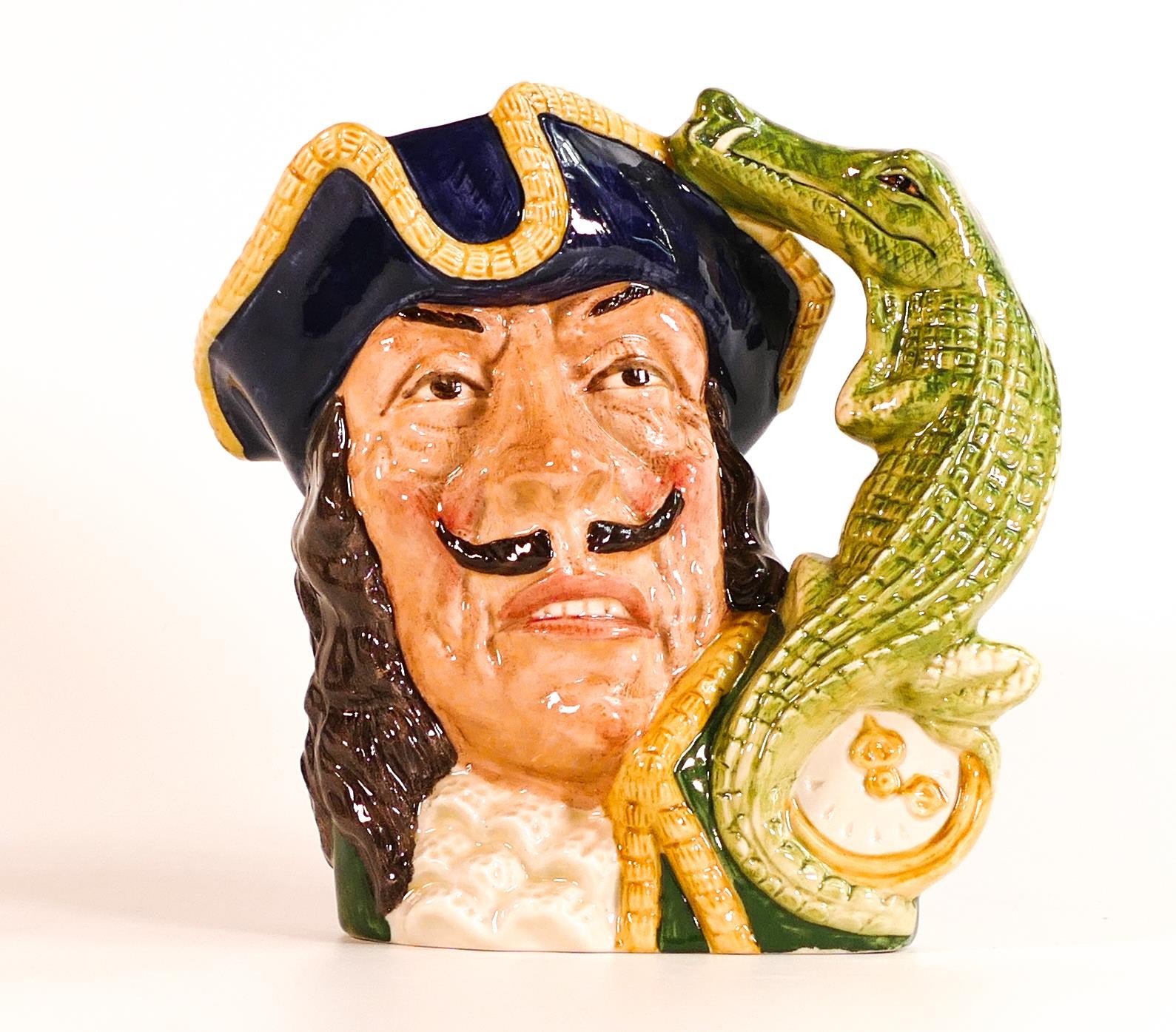 Royal Doulton large character Jug Capt. Hook D6597