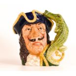 Royal Doulton large character Jug Capt. Hook D6597