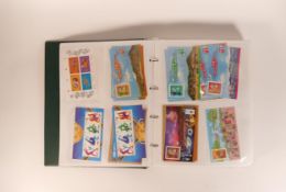 Extensive collection of Hong Kong modern miniature sheets in mint condition, a number having face